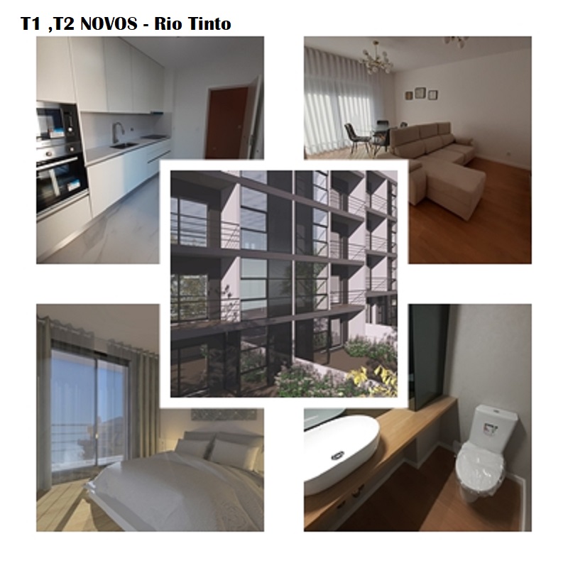 Apartamentos T1 Novos, Rio Tinto